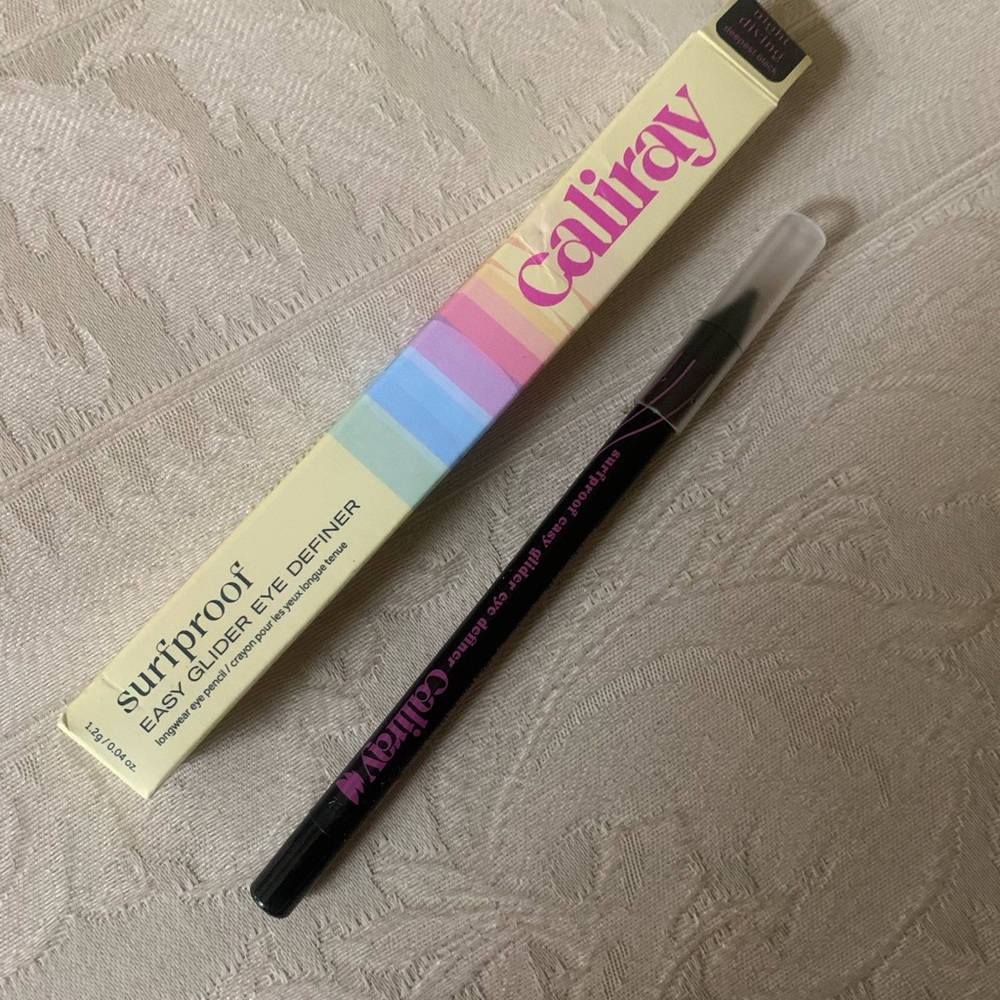 Caliray SurfProof Eyeliner Pencil in Night Diving Black Waterproof BNIB
